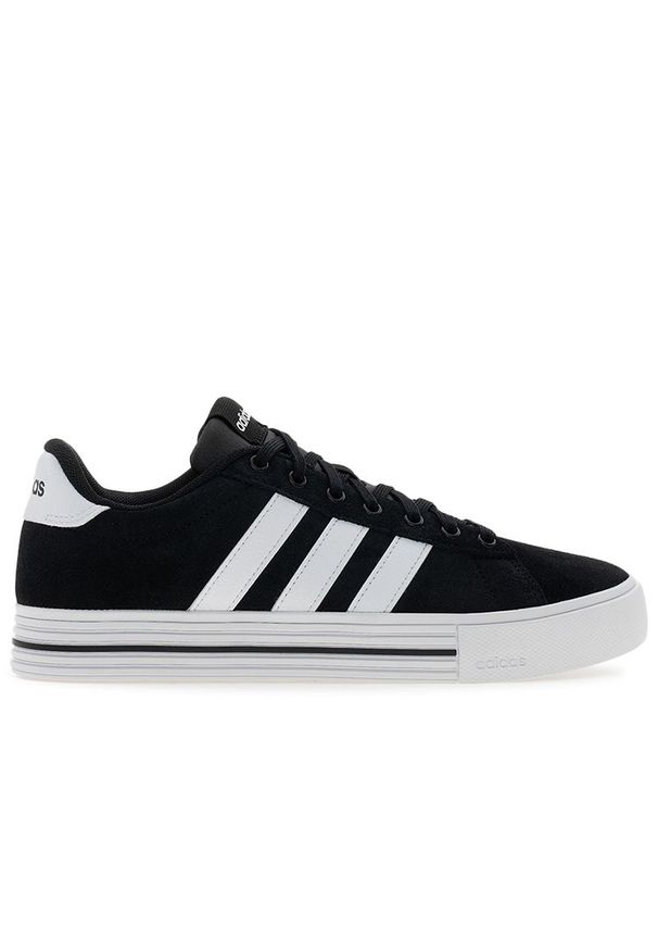 Adidas - Buty męskie adidas Sportswear Daily 4.0 IF4502 - czarne. Okazja: na co dzień. Zapięcie: sznurówki. Kolor: czarny. Materiał: skóra, guma, syntetyk. Szerokość cholewki: normalna