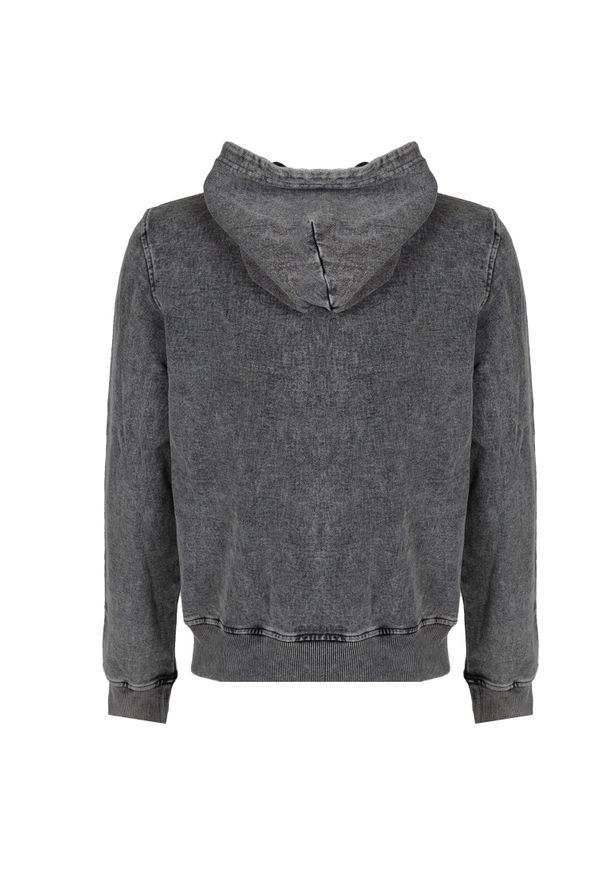Diesel Bluza "Ginn Hood " | A06520-0HFAZ | Mężczyzna | Szary Melanż. Okazja: na co dzień. Typ kołnierza: kaptur. Kolor: szary. Materiał: bawełna. Wzór: melanż. Styl: elegancki, casual