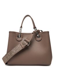 Emporio Armani Torebka EW000361 AF12036 M1057 Beżowy. Kolor: beżowy. Materiał: skórzane