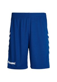 Spodenki sportowe dziecięce Hummel Core Kids Poly Shorts. Kolor: niebieski. Styl: sportowy #1