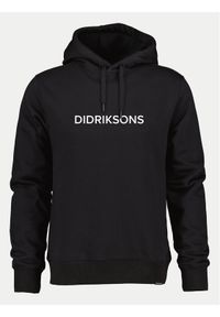 Didriksons Bluza Ven 505550 Czarny Regular Fit. Kolor: czarny. Materiał: bawełna #1