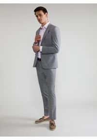 Pako Lorente - Szare spodnie garniturowe P22SF-6G-009-S-S. Kolor: szary. Materiał: poliester, wełna, elastan #1