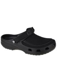 Buty do chodzenia męskie Crocs Yukon Vista II. Zapięcie: rzepy. Kolor: czarny. Materiał: materiał, syntetyk. Szerokość cholewki: normalna. Sport: turystyka piesza