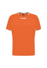Koszulka sportowa z krótkim rękawem męska Hummel Core Team Jersey S/S. Kolor: czarny, pomarańczowy, wielokolorowy, żółty. Materiał: jersey. Długość rękawa: krótki rękaw. Długość: krótkie. Sport: piłka nożna #1
