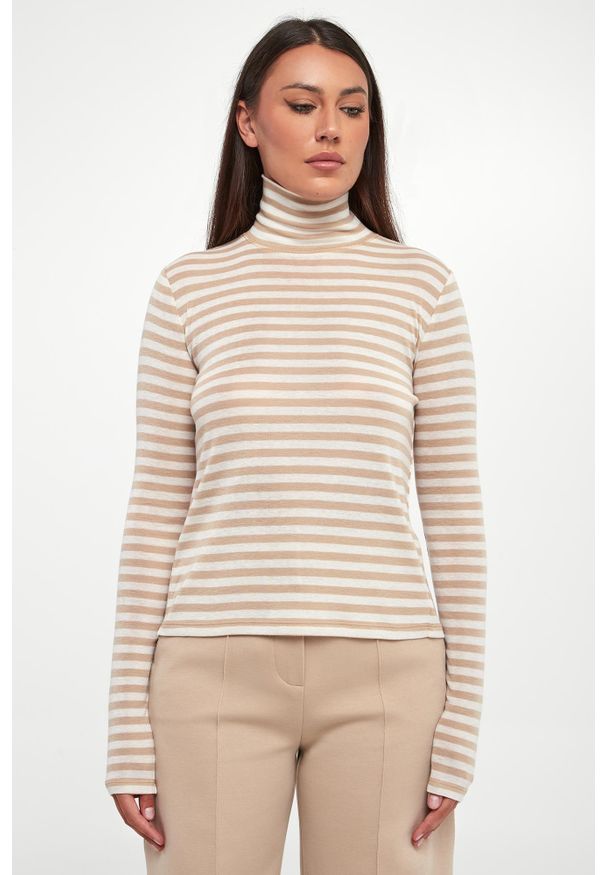 Golf damski wełniany Blasy MM. Typ kołnierza: golf. Materiał: wełna