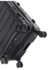 Ochnik - Komplet walizek na kółkach 19'/24'/28'. Kolor: czarny. Materiał: materiał, poliester, guma #5