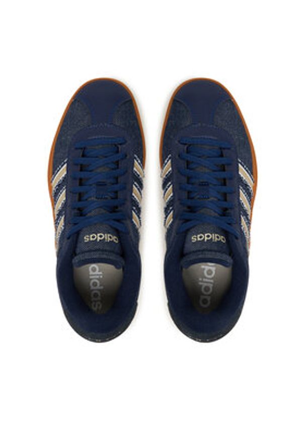 Adidas - adidas Sneakersy VL Court Bold JS4471 Granatowy. Kolor: niebieski. Materiał: materiał