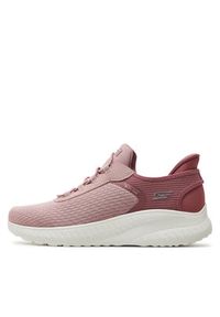 skechers - Skechers Sneakersy Bobs Squad Chaos-In Color 117504/BLSH Różowy. Kolor: różowy. Materiał: mesh, materiał #3