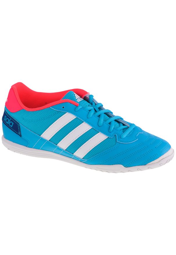 Adidas - adidas Super Sala IN FX6758. Kolor: niebieski. Szerokość cholewki: normalna