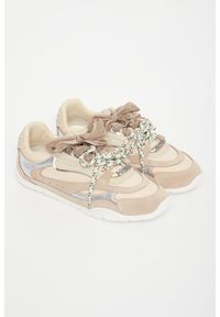 Pinko - Sneakersy damskie zamszowe PINKO. Materiał: zamsz #1