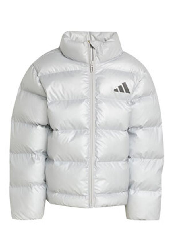 Adidas - adidas Kurtka zimowa JW2474 Srebrny Regular Fit. Kolor: srebrny. Materiał: syntetyk. Sezon: zima