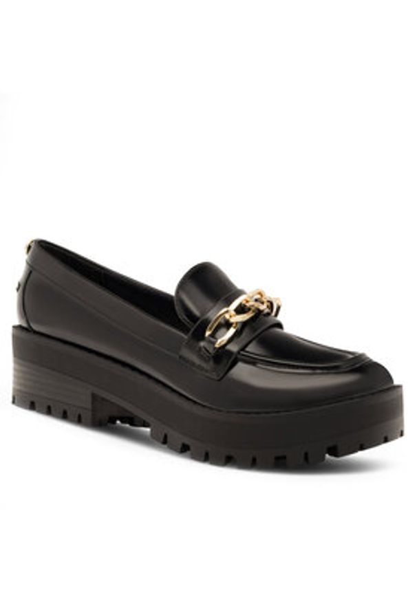 Nine West Loafersy NYLA 8123-1 Czarny. Kolor: czarny. Materiał: syntetyk