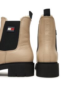 Tommy Jeans Sztyblety Tjw Chelsea Boot Wl EN0EN02826 Écru. Materiał: skóra