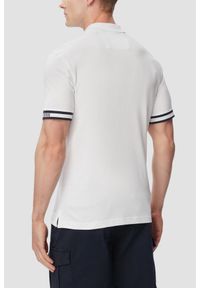 Guess - GUESS Biały męski t-shirt polo Lyle, Rozmiar XL. Okazja: na co dzień. Typ kołnierza: polo. Kolor: biały. Materiał: jeans. Styl: casual, klasyczny #4