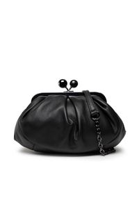 Weekend Max Mara Torebka Prati 55160122600 Czarny. Kolor: czarny. Materiał: skórzane