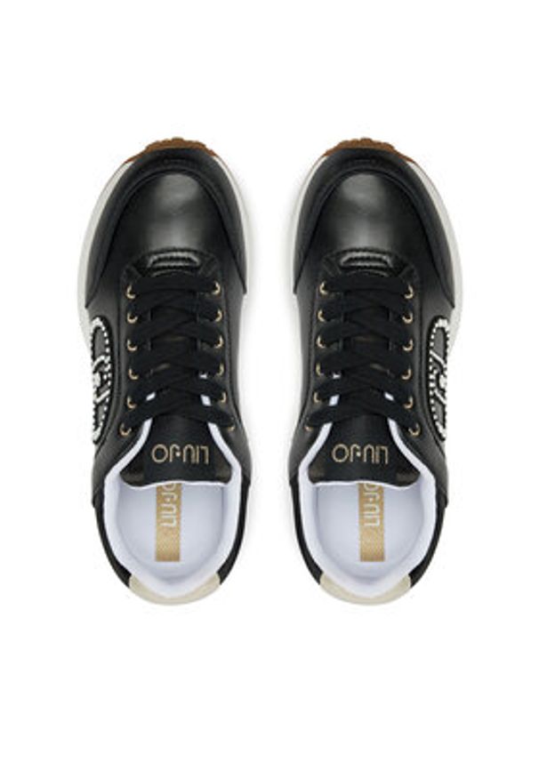 Liu Jo Sneakersy BA5001 PX181 Czarny. Kolor: czarny. Materiał: skóra