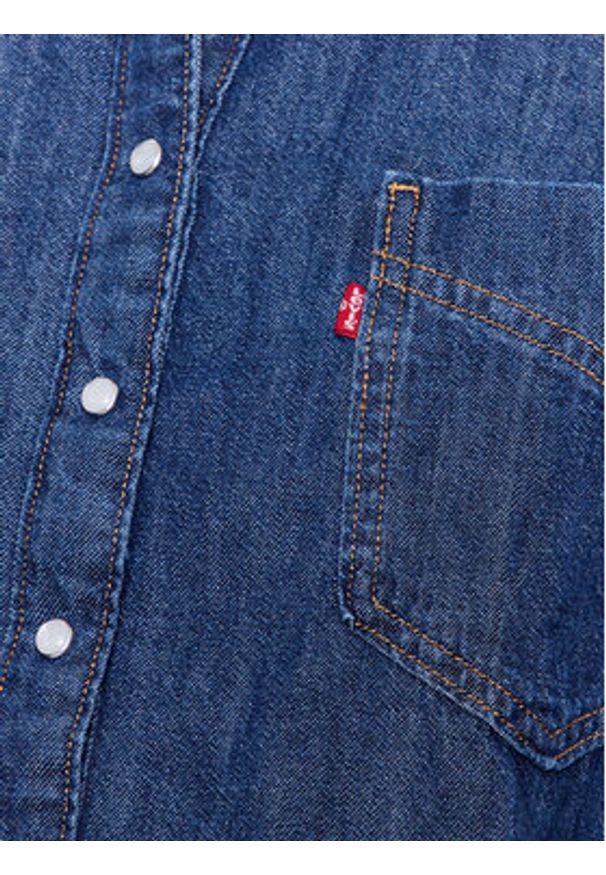 Levi's® Koszula jeansowa Donovan Western A5974-0007 Granatowy Relaxed Fit. Kolor: niebieski. Materiał: bawełna, jeans
