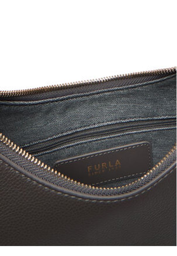 Furla Torebka Goccia S WB01500 BX3353 KH 4283S Szary. Kolor: szary. Materiał: skórzane