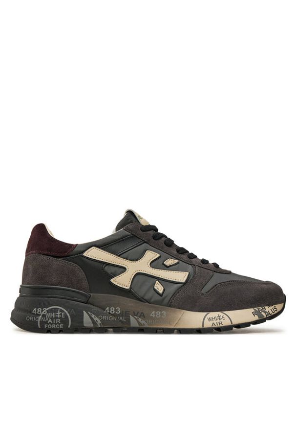 Premiata Sneakersy Mick 6872 Szary. Kolor: szary. Materiał: materiał