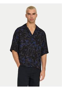 Only & Sons Koszula Harris 22032732 Granatowy Relaxed Fit. Kolor: niebieski. Materiał: wiskoza