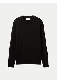Tom Tailor Denim Sweter 1042509 Czarny Regular Fit. Kolor: czarny. Materiał: bawełna #5