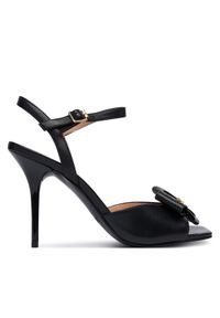 Love Moschino - LOVE MOSCHINO Sandały JA16069G0OIE0000 Czarny. Kolor: czarny. Materiał: skóra #1