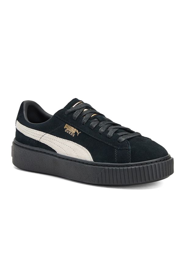 Puma - Buty damskie PUMA Suede Platform. Okazja: na co dzień. Kolor: czarny. Obcas: na platformie. Model: Puma Suede