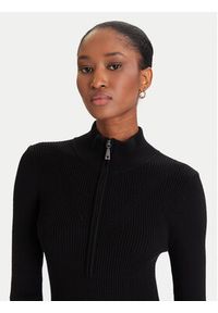 Guess Sukienka codzienna W5BK45 Z0572 Czarny Slim Fit. Okazja: na co dzień. Kolor: czarny. Materiał: syntetyk. Typ sukienki: proste. Styl: casual