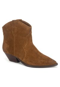 Badura Kowbojki V365-05 Brązowy. Kolor: brązowy. Materiał: zamsz, skóra #4