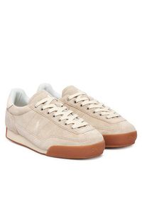 Polo Ralph Lauren Sneakersy 804P18219001 Beżowy. Kolor: beżowy. Materiał: zamsz, skóra #5