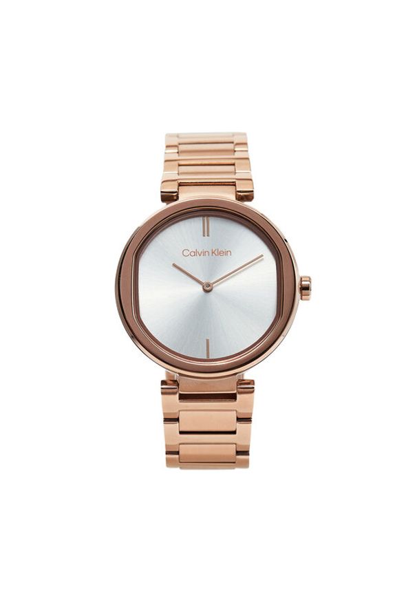 Calvin Klein Zegarek Sensation 25200253 Złoty. Kolor: złoty
