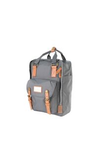 Plecak miejski Doughnut Macaroon - charcoal/caramel. Kolor: szary #1