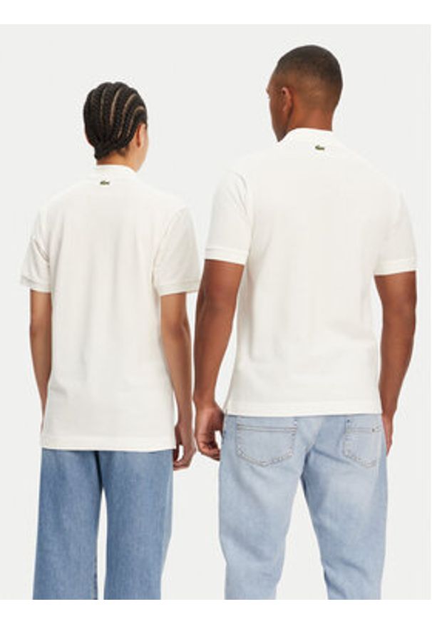 Lacoste Polo PH2723 Écru Regular Fit. Typ kołnierza: polo. Kolor: kremowy. Materiał: bawełna