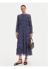 Pepe Jeans Sukienka codzienna Ariana PL953631 Niebieski Regular Fit. Okazja: na co dzień. Kolor: niebieski. Materiał: syntetyk. Typ sukienki: proste. Styl: casual #4
