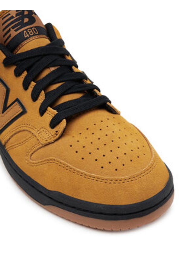 New Balance Sneakersy NM480GDT Brązowy. Kolor: brązowy. Materiał: zamsz, skóra