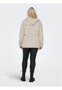 ONLY Carmakoma Parka New Starline 15278695 Beżowy Regular Fit. Kolor: beżowy. Materiał: syntetyk #3