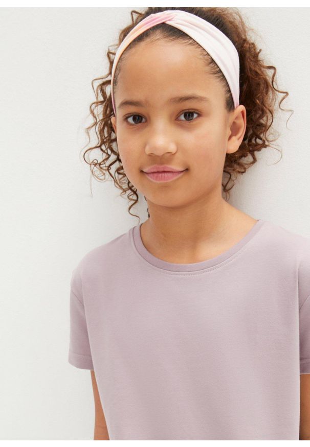 bonprix - T-shirt z czystej bawełny organicznej (3 szt.). Kolor: fioletowy. Materiał: bawełna