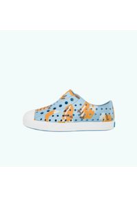 Native Shoes - Buty miejskie dziecięce NATIVE JEFFERSON PRINT JUNIOR 34,5. Kolor: niebieski. Wzór: nadruk. Sport: turystyka piesza