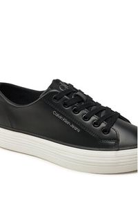 Calvin Klein Jeans Tenisówki Bold Vulc Flatf Low Lth In YW0YW01633 Czarny. Kolor: czarny. Materiał: skóra #4