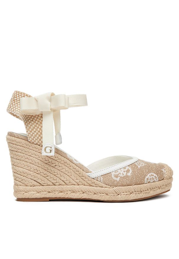 Espadryle Guess. Kolor: beżowy