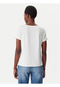 MAX&Co. T-Shirt Eiffel1 2518941034200 Écru Regular Fit. Kolor: kremowy. Materiał: jedwab #4