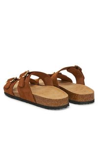 ONLY Shoes Klapki Onlmaxi-13 Pu Strap Buckle 15331392 Brązowy. Kolor: brązowy. Materiał: materiał