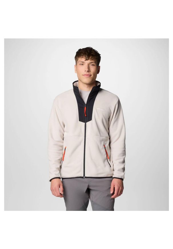 columbia - Bluza męska Columbia Sequoia Grove FZ Fleece. Kolor: żółty, czarny, biały, pomarańczowy, wielokolorowy. Materiał: polar