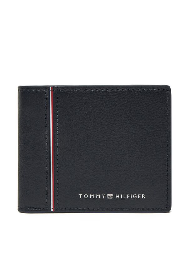 TOMMY HILFIGER - Portfel męski Tommy Hilfiger. Kolor: niebieski