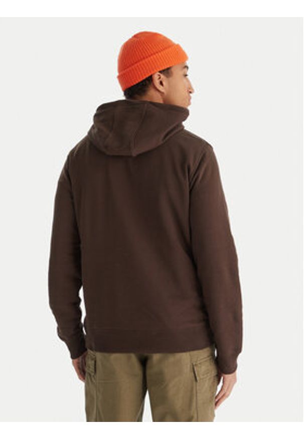 Quiksilver Bluza Screen Fleece Fineline EQYFT05136 Brązowy Regular Fit. Kolor: brązowy. Materiał: syntetyk