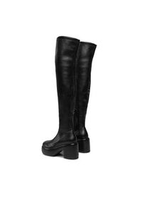 Bronx Muszkieterki High Knee Boots 14295-A Czarny. Kolor: czarny. Materiał: materiał #6