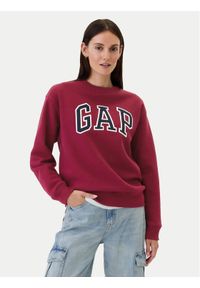 GAP - Gap Bluza 554936-37 Czerwony Regular Fit. Kolor: czerwony. Materiał: bawełna