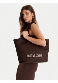 Love Moschino - LOVE MOSCHINO Torebka JC4396PP0NKD031A Brązowy. Kolor: brązowy. Materiał: skórzane #7