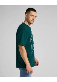 Lee - LEE SS VARSITY TEE MĘSKA KOSZULKA T-SHIRT LOGO ESMERALDA L69CFE96 #2