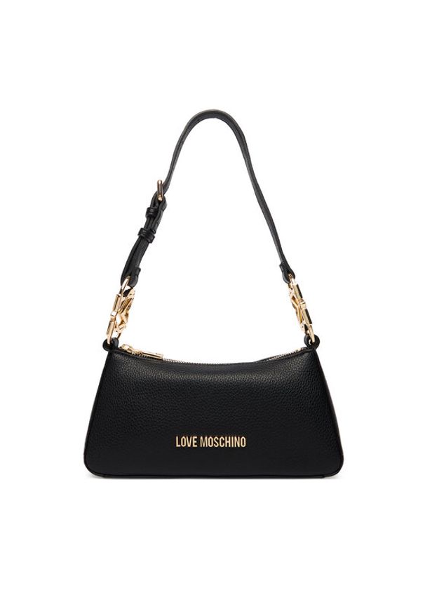 Love Moschino - LOVE MOSCHINO Torebka JC4007PP1OLB0000 Czarny. Kolor: czarny. Materiał: skórzane